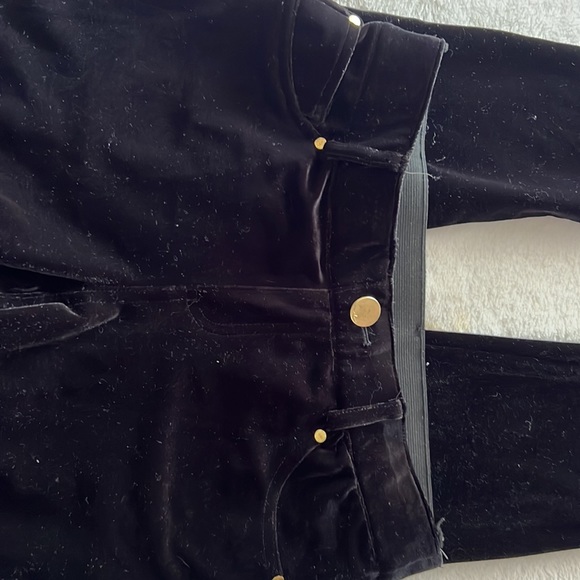 INC Faux velvet skinny pants - Picture 2 of 6